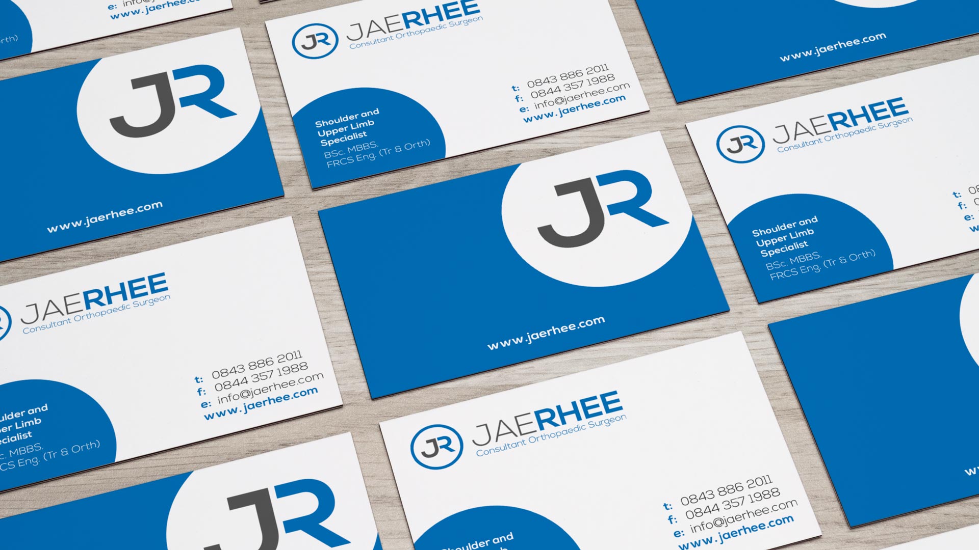 Jae Rhee business cards